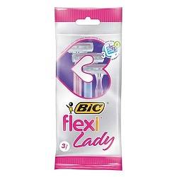 بیک فلکسی خودتراش زنانه سه لبه3عدد